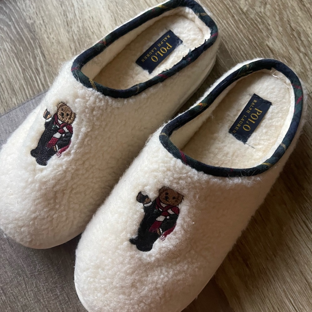 Polo by Ralph Lauren Women’s Bear Slippers